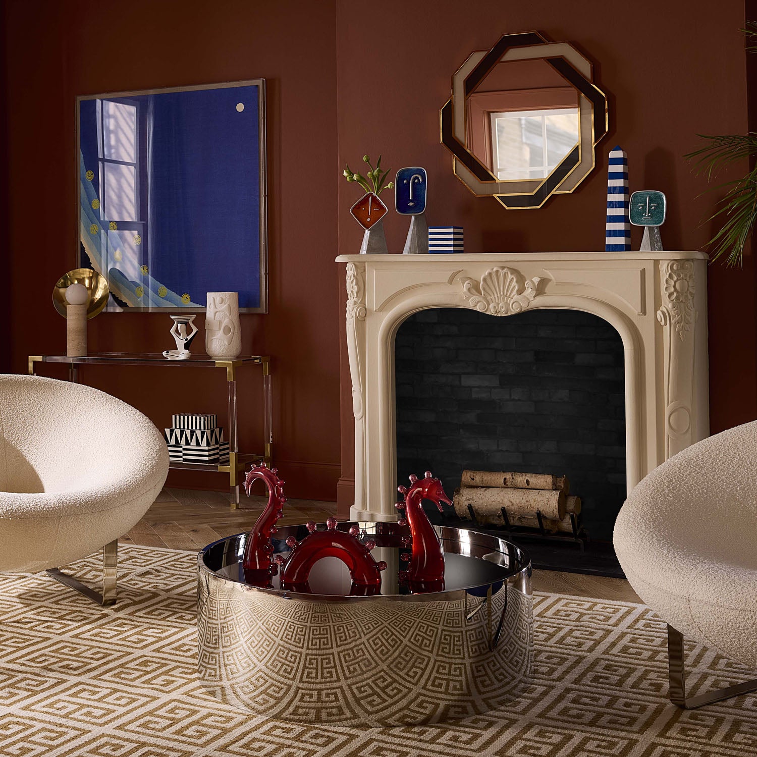 Jonathan Adler Acrylic Dragon Objet