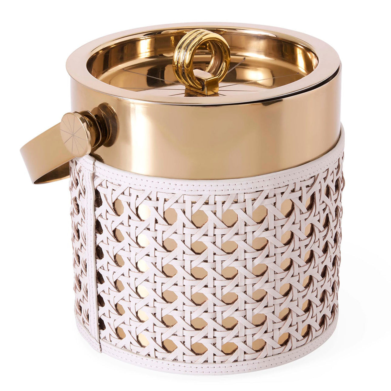 Jonathan Adler Basketweave Ice Bucket