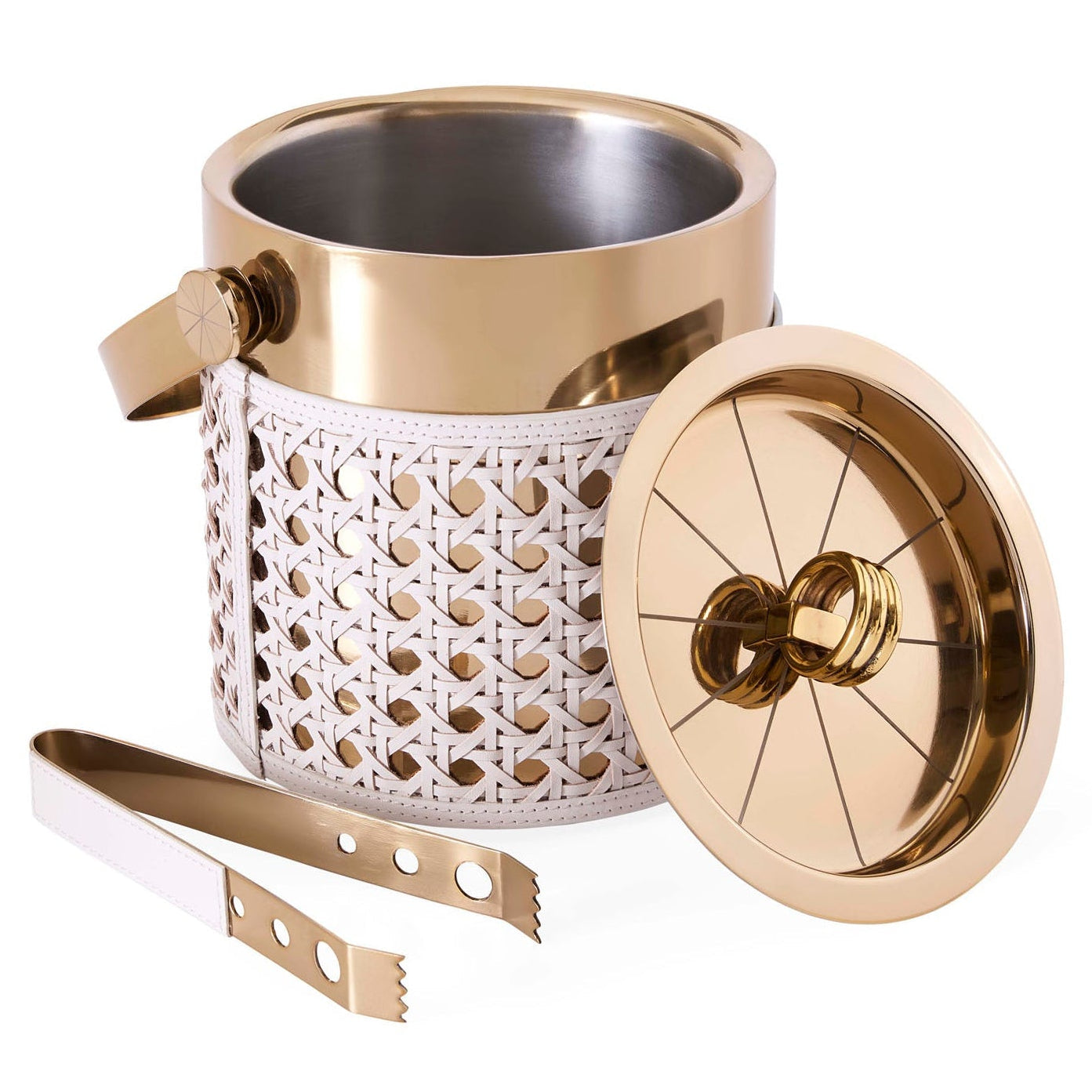 Jonathan Adler Basketweave Ice Bucket