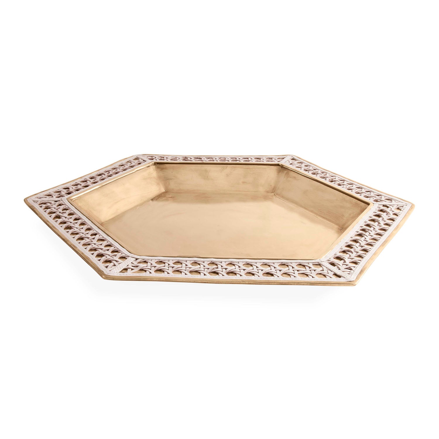 Jonathan Adler Basketweave Serving Tray