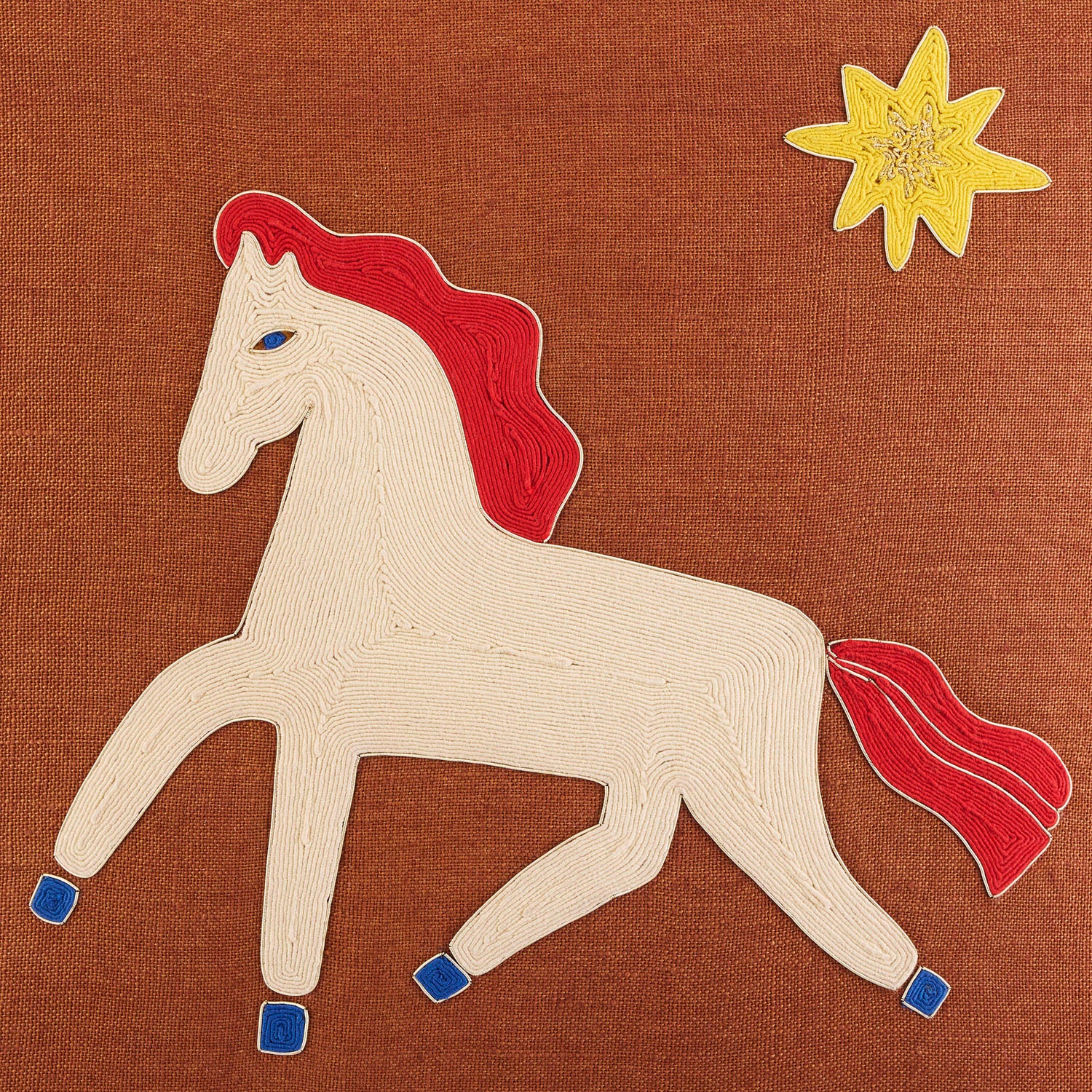Jonathan Adler Playa Horse Throw Pillow