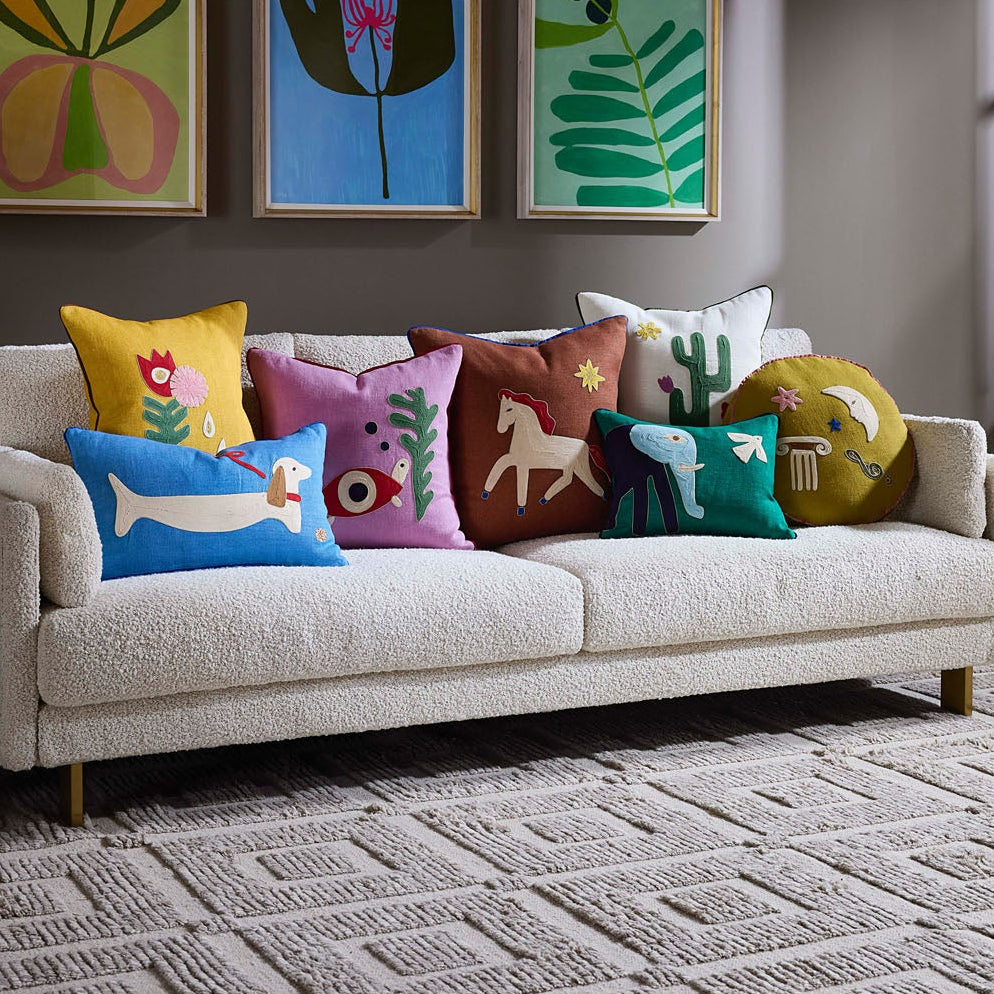 Jonathan Adler Playa Tulip Throw Pillow