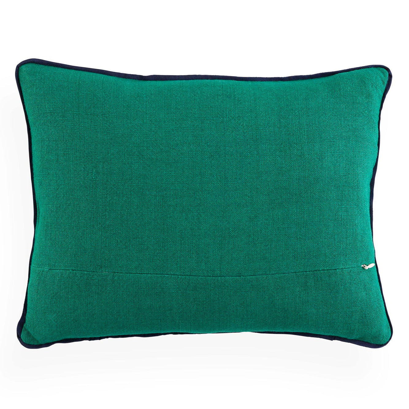Jonathan Adler The Playa Elephant throw pillow in gold-embroidered dyed linen styled in a room