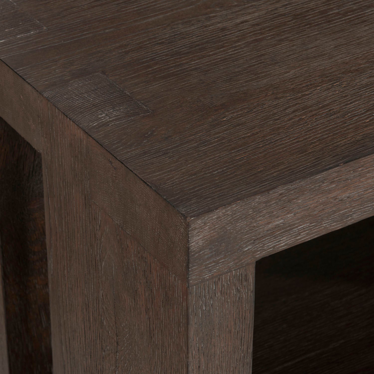 Bernhardt Outline Console Table with Shelves