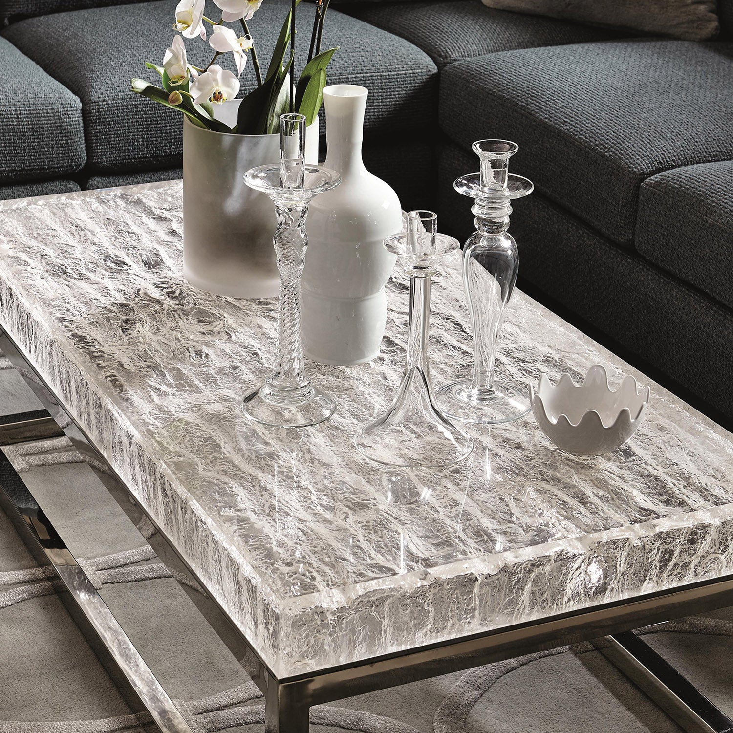 Bernhardt Interiors Arctic Cocktail Table