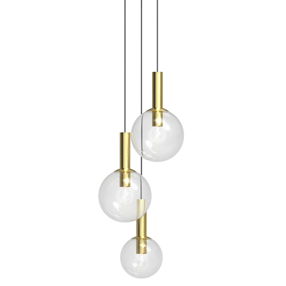 Sonneman Bubbles Satin Brass 3763.38 Pendant
