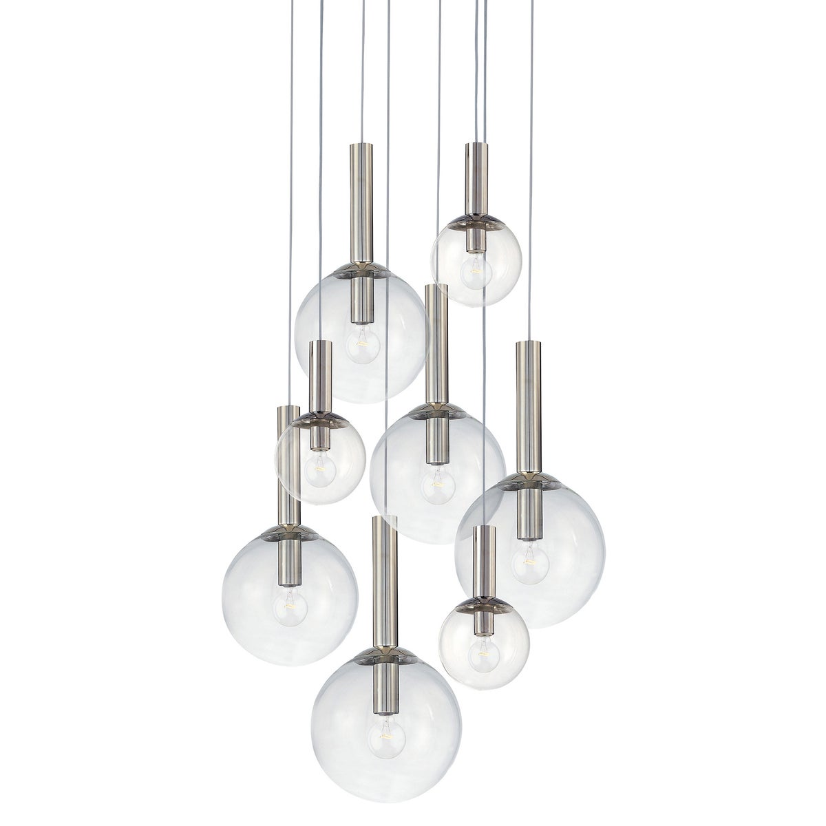 Sonneman Bubbles Polished Nickel 3768.35 Pendant