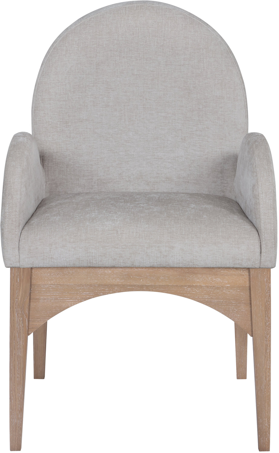 Waldorf Grey Chenille Fabric Upholstered Dining Arm Chair Set of 2