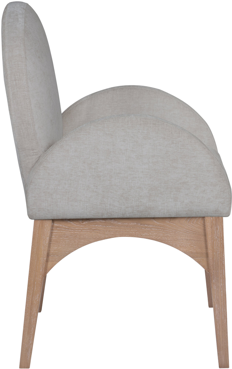 Waldorf Grey Chenille Fabric Upholstered Dining Arm Chair Set of 2