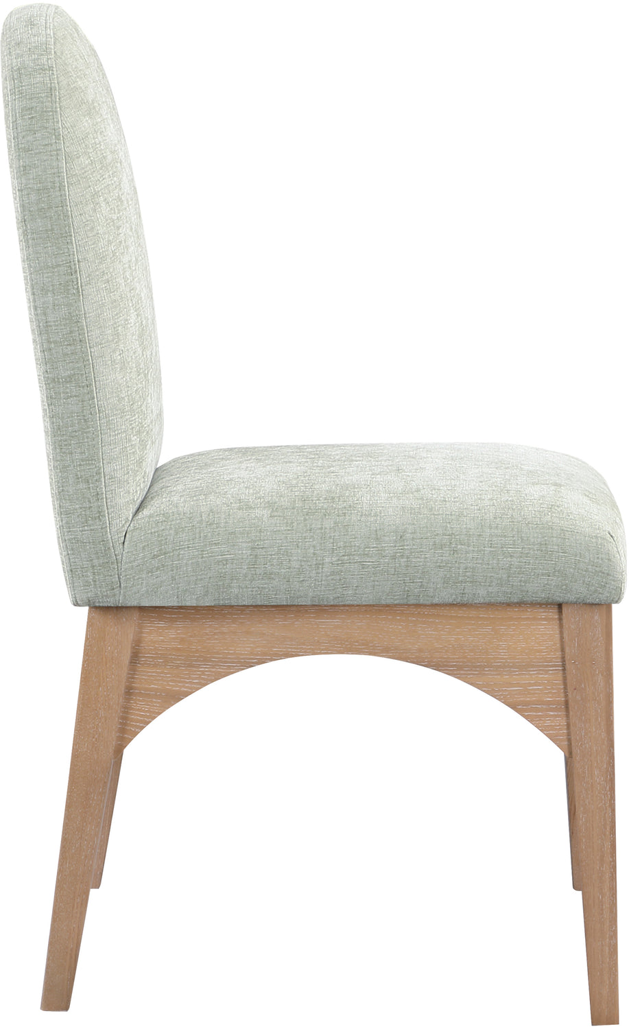 Waldorf Mint Chenille Fabric Upholstered Dining Side Chair Set of 2