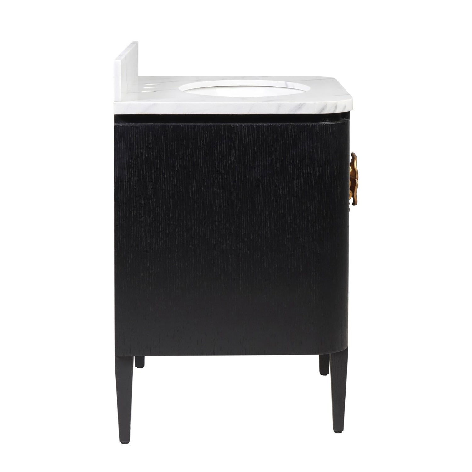 Currey & Co Briallen 30in Vanity with Oval Undermount Sink