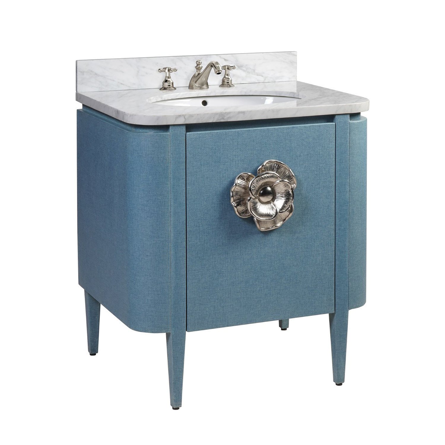 Currey & Co Briallen 30in Vanity with Oval Undermount Sink