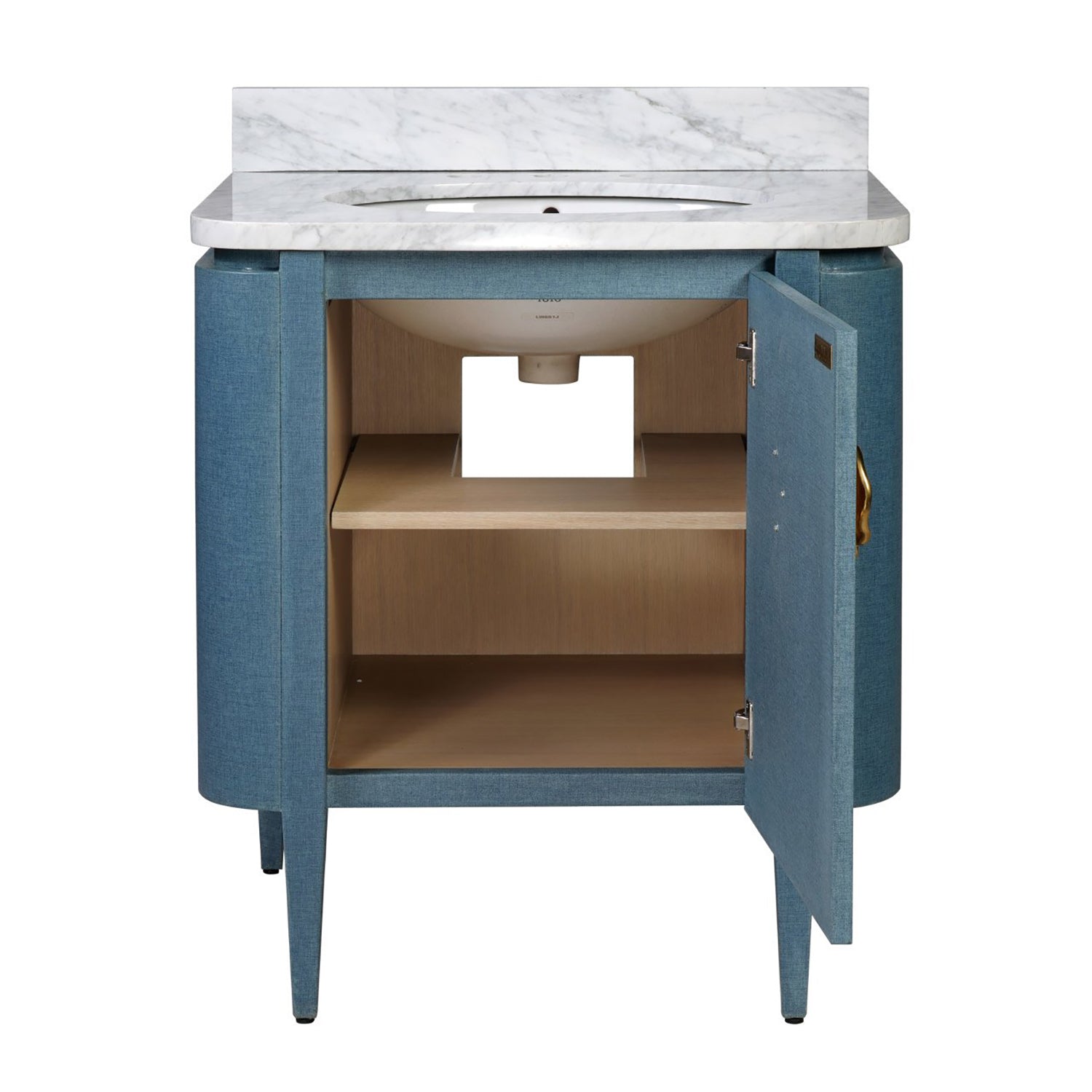 Currey & Co Briallen 30in Vanity with Oval Undermount Sink