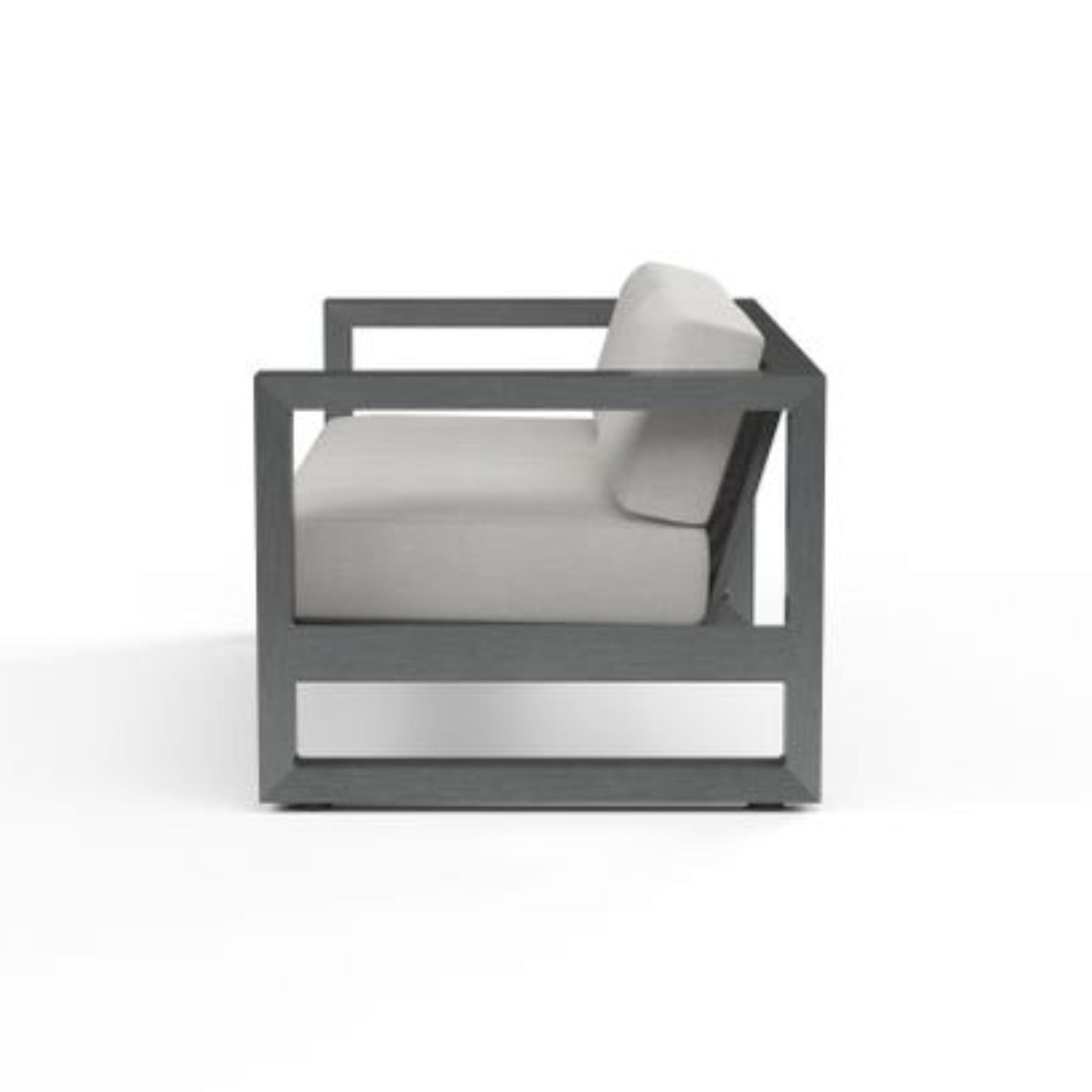 Sunset West Redondo Cast Silver Outdoor Loveseat