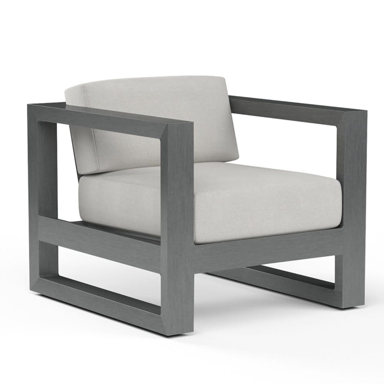 Sunset West Redondo Cast Silver Outdoor Club Chair