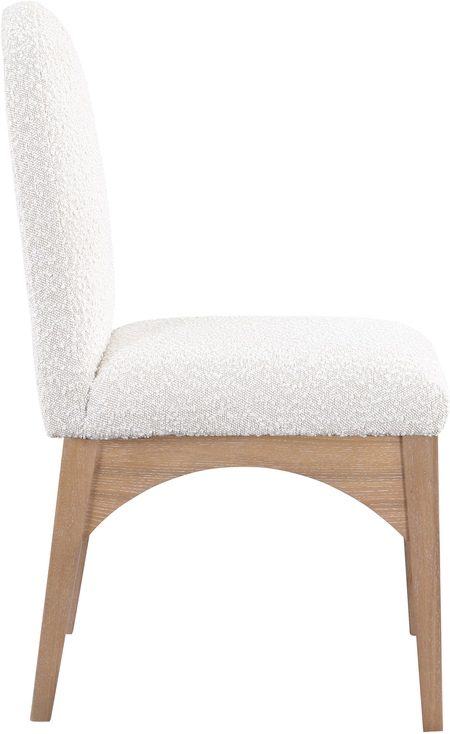 Waldorf Cream Boucle Fabric Upholstered Dining Side Chair Set of 2