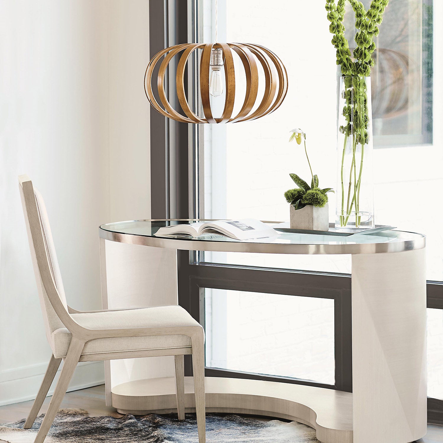 Bernhardt Axiom Curved Side Chair