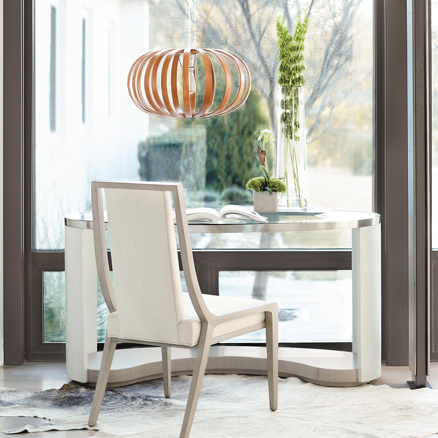 Bernhardt Axiom Curved Side Chair