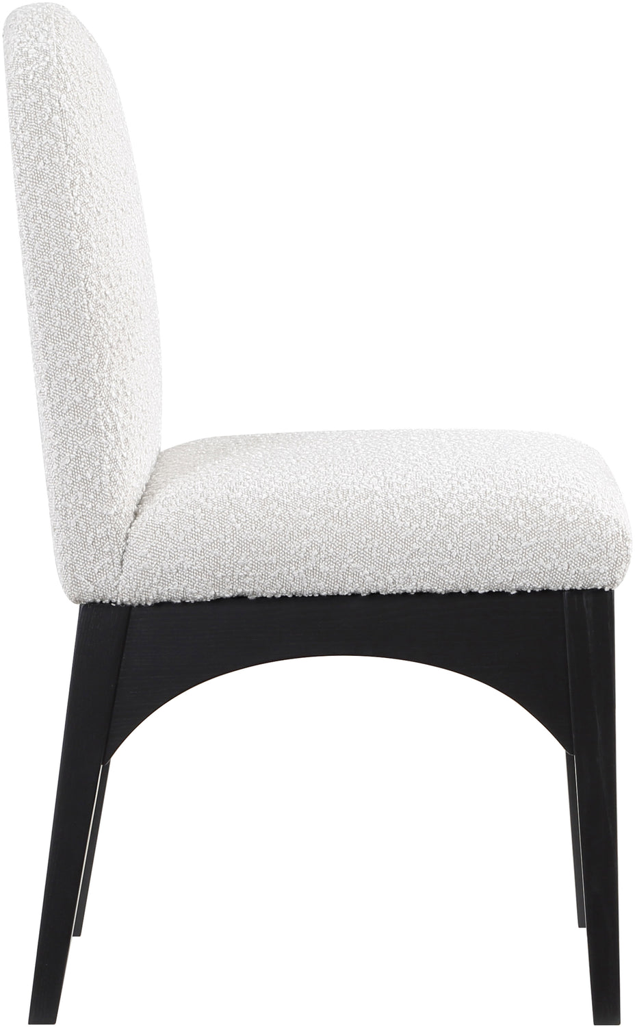 Waldorf Cream Boucle Fabric Upholstered Dining Side Chair Set of 2