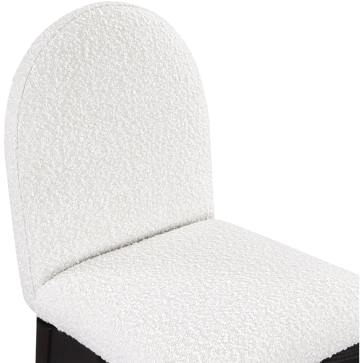 Waldorf Cream Boucle Fabric Upholstered Dining Side Chair Set of 2