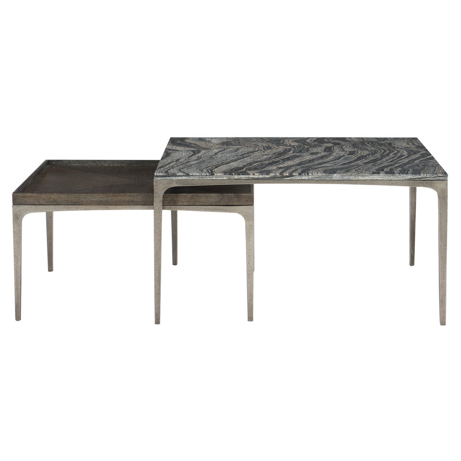 Bernhardt Interiors Strata Charcoal Cocktail Table