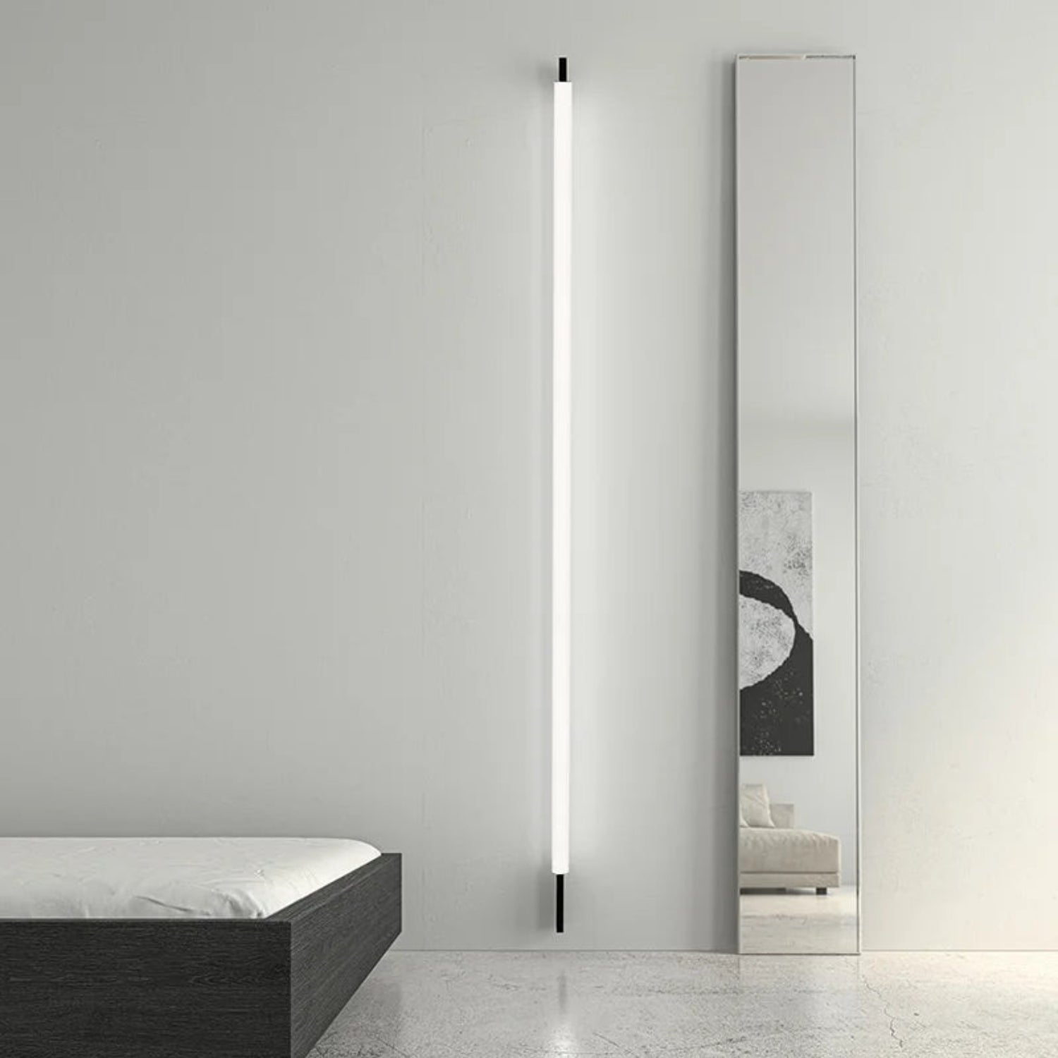 Sonneman Keel Satin Black 3822.25 Wall Sconce