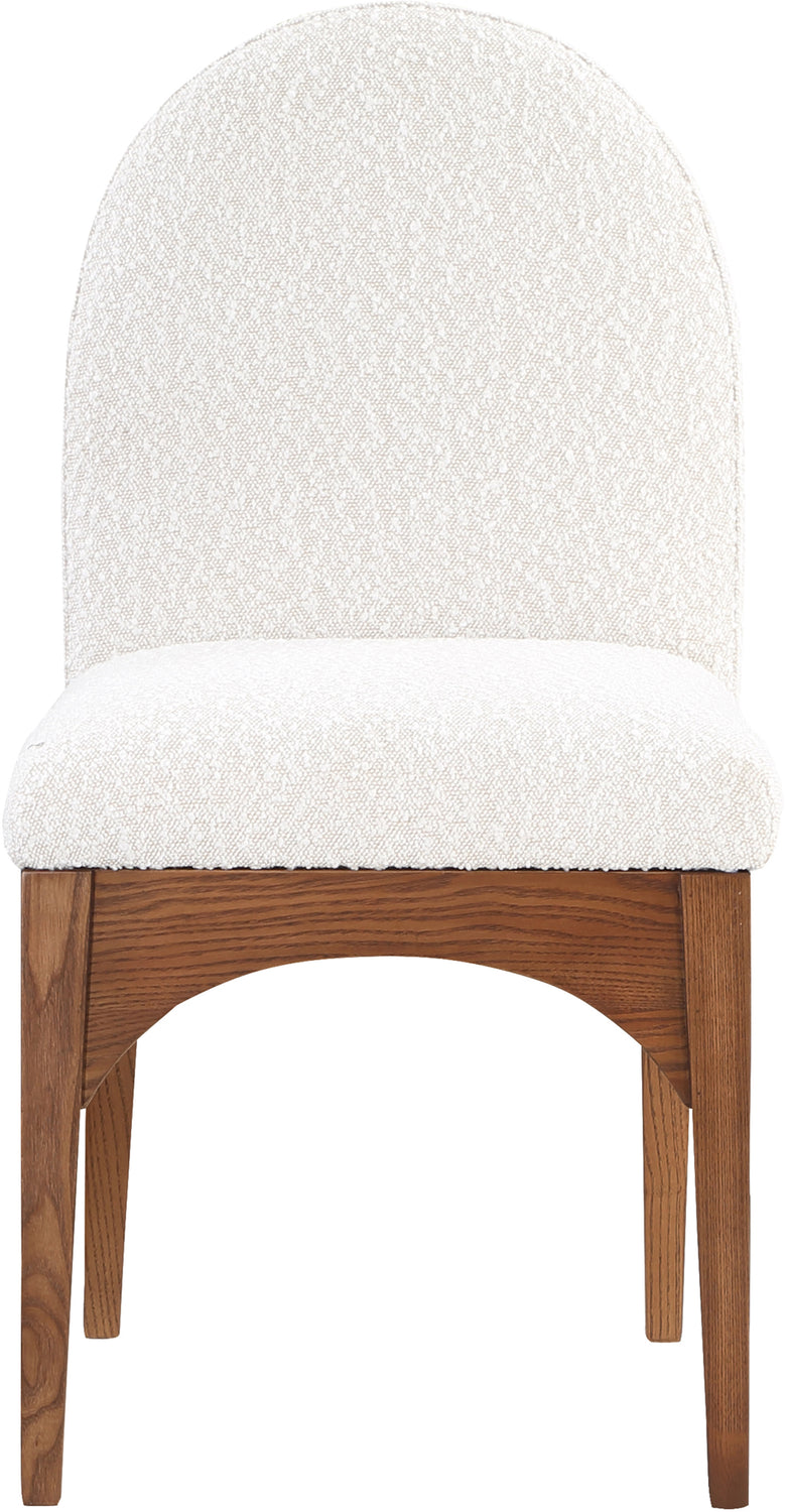 Waldorf Cream Boucle Fabric Upholstered Dining Side Chair Set of 2