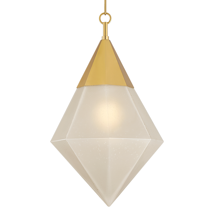 Corbett Lighting Angelique Large Pendant in Vintage Polished Brass, primary product view