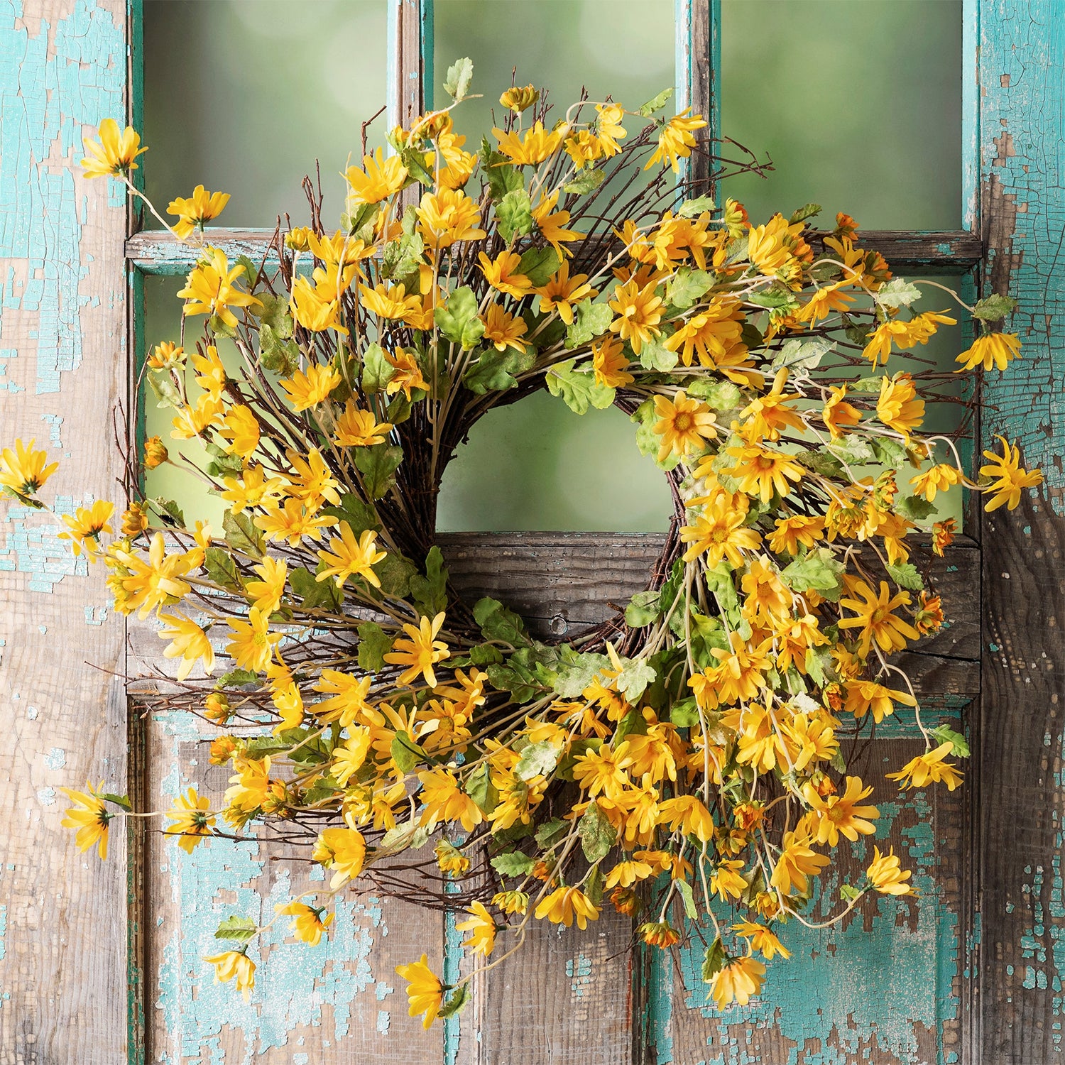 Daisy Floral Wreath