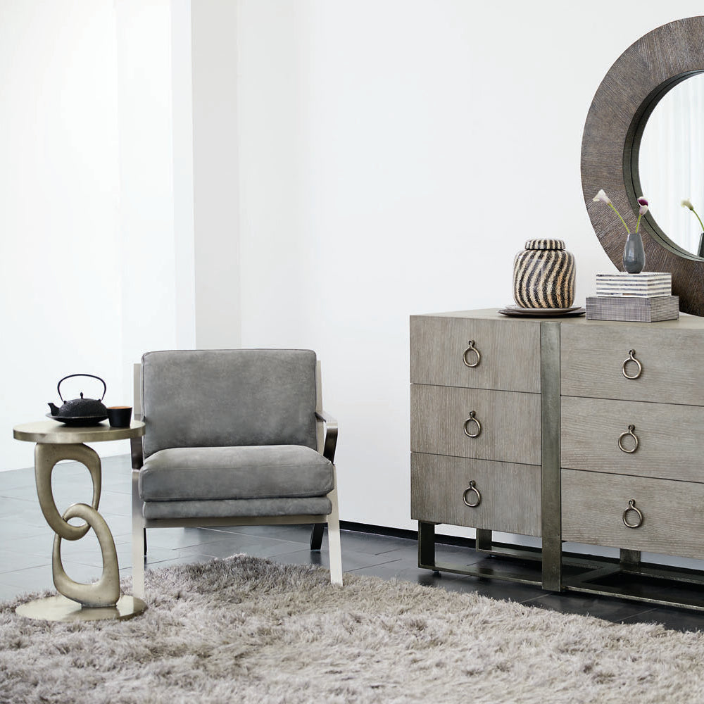 Bernhardt Linea Pedestal Side Table