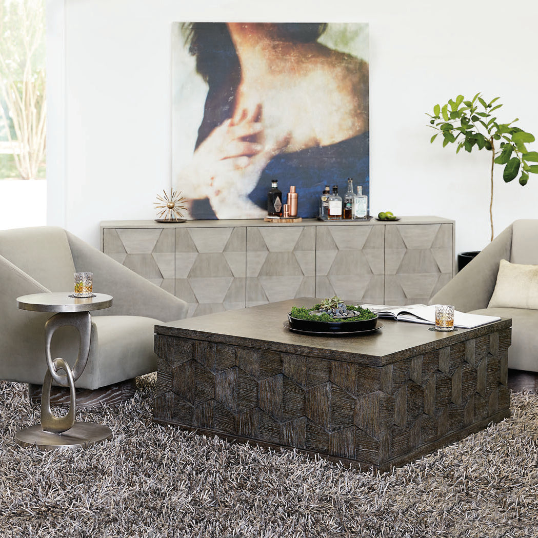 Bernhardt Linea Pedestal Side Table