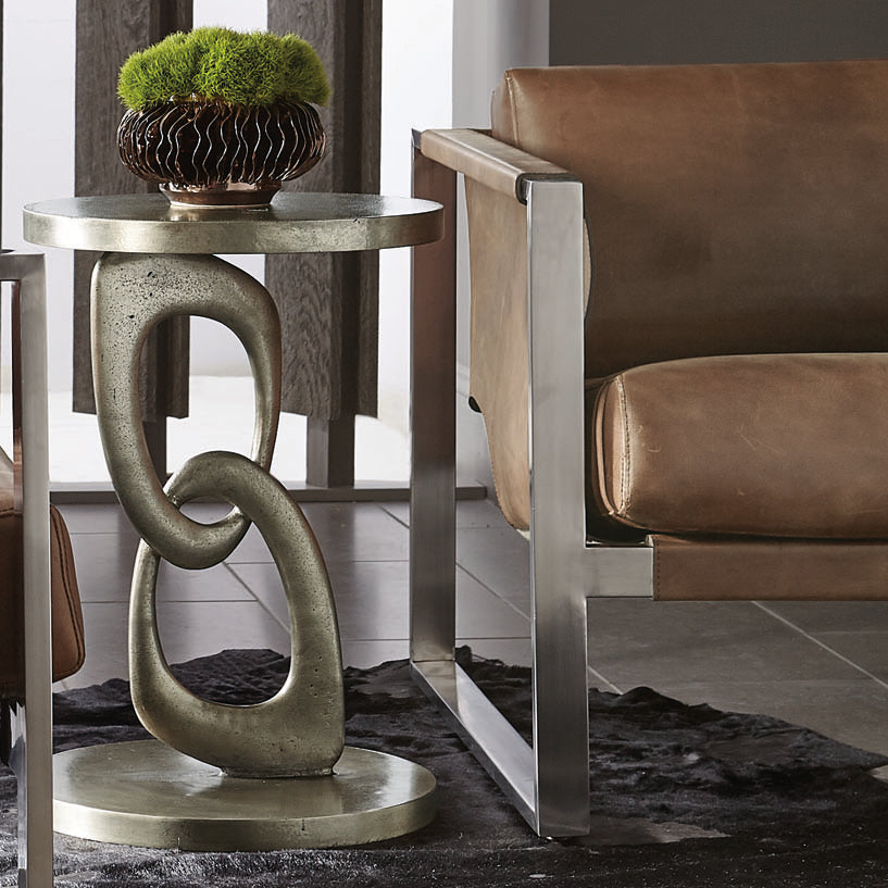 Bernhardt Linea Pedestal Side Table