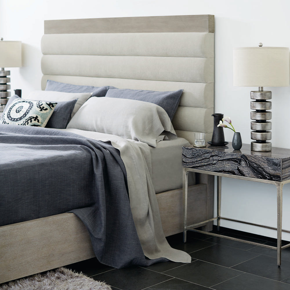 Bernhardt Linea Black Marble Nightstand