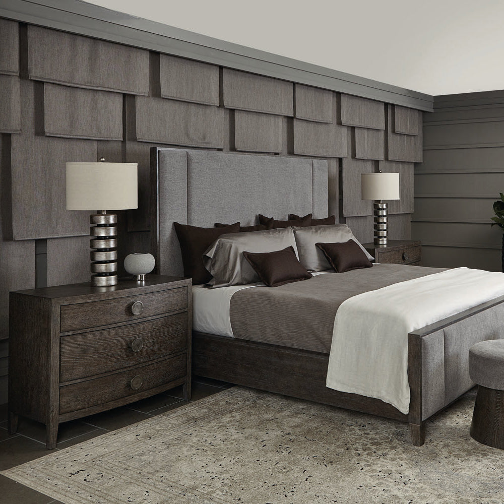 Bernhardt Linea Cerused Charcoal Bachelors Chest