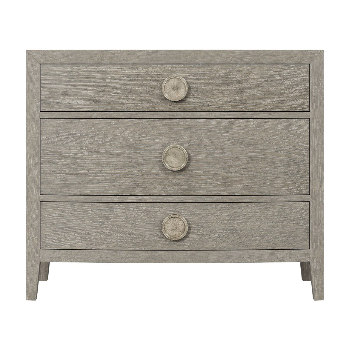 Bernhardt Linea Cerused Greige Bachelors Chest