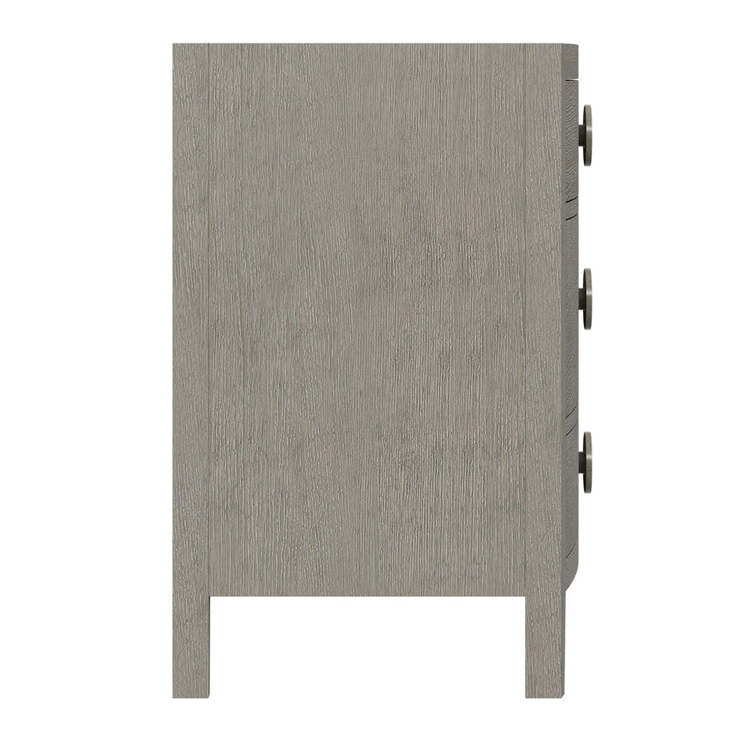 Bernhardt Linea Cerused Greige Bachelors Chest