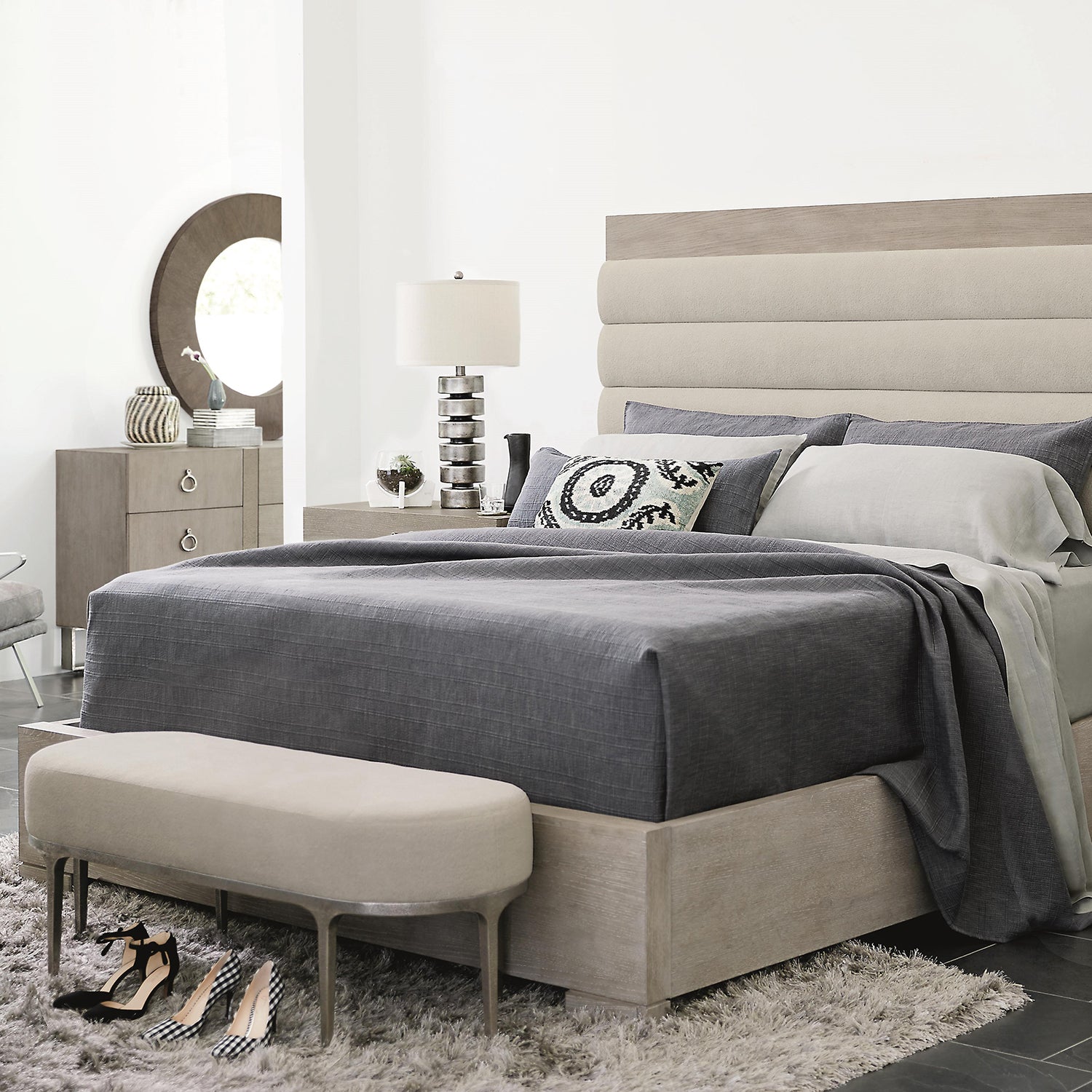 Bernhardt Linea Metal Bench