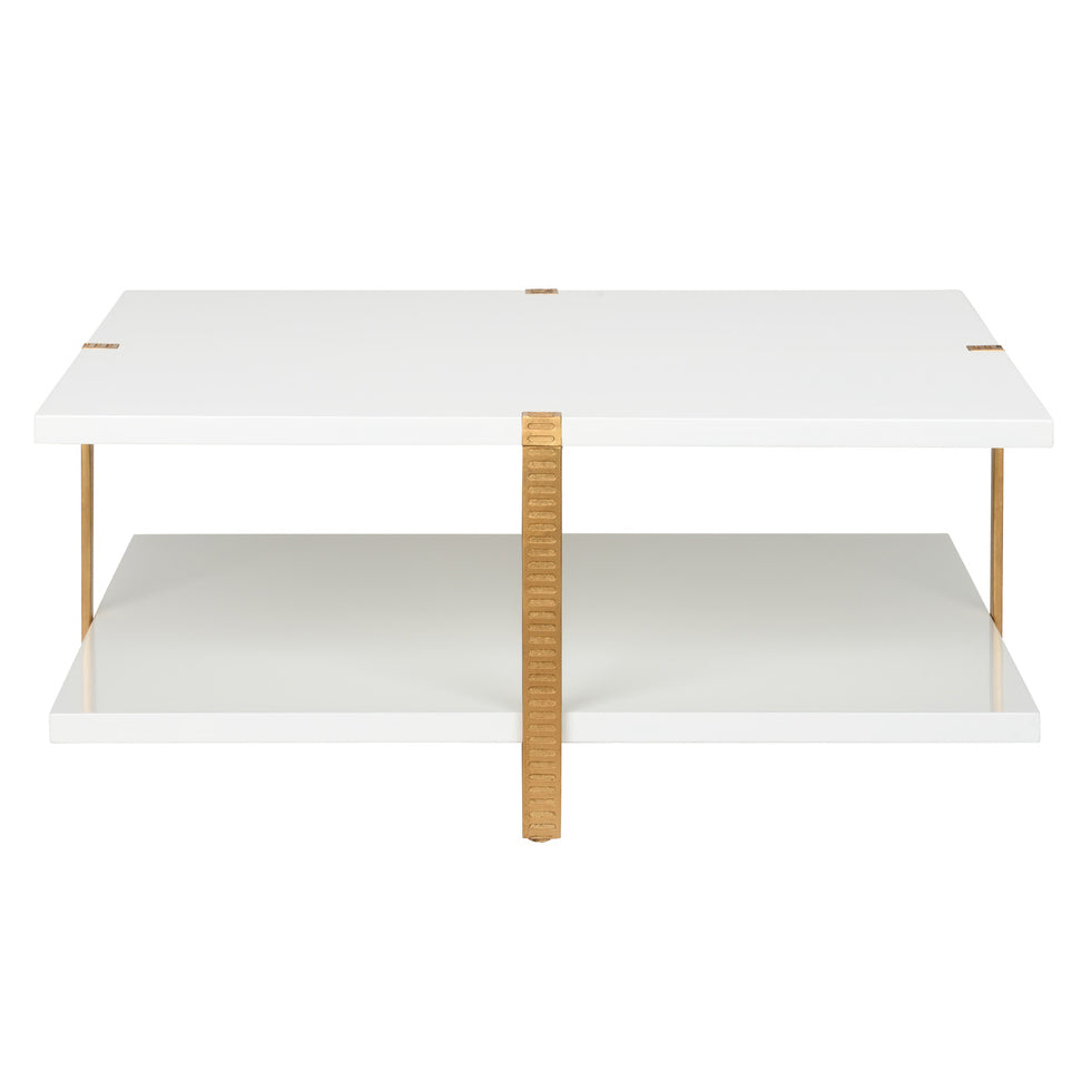 Chelsea House Ribbed Cocktail Table