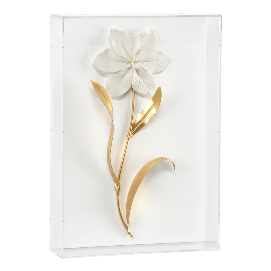 Chelsea House Porcelain Flowers Shadowbox
