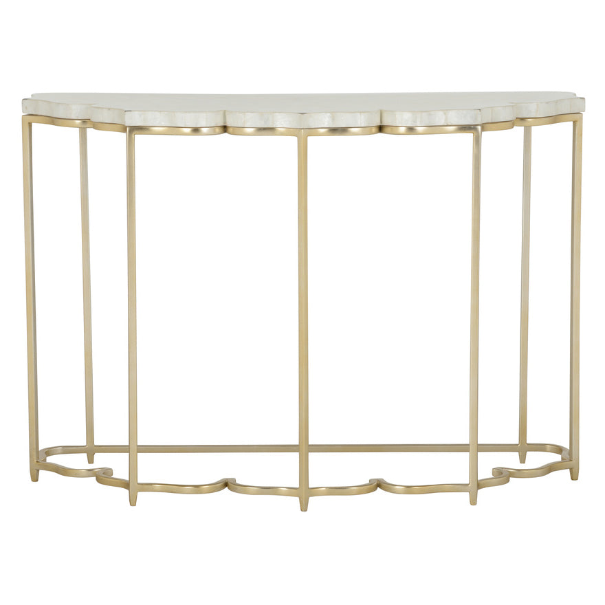 Chelsea House Lotus Flower Console Table