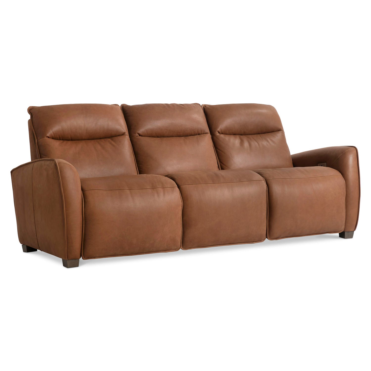 Bernhardt Living Sorrento Leather Power Motion Sofa