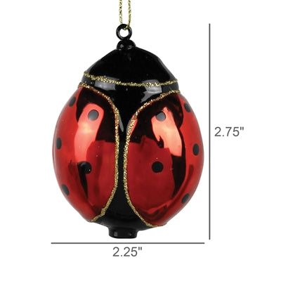 Ladybug Ornament Set of 3