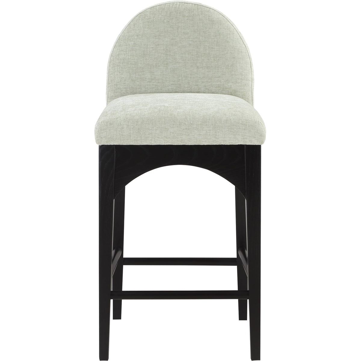 Waldorf Mint Chenille Fabric Upholstered Counter Stool Set of 2