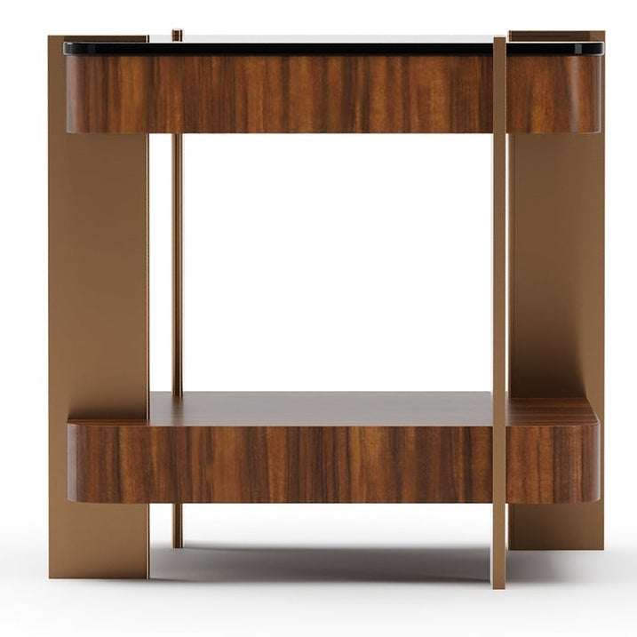 Caracole Altura Glass Top Side Table