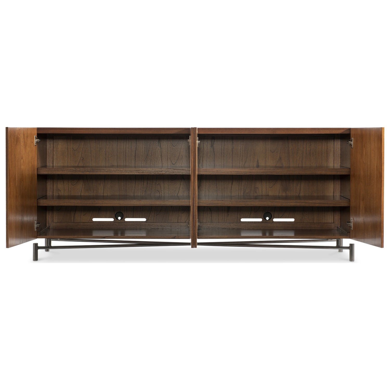 Bernhardt Living Brasea Wooden Entertainment Credenza