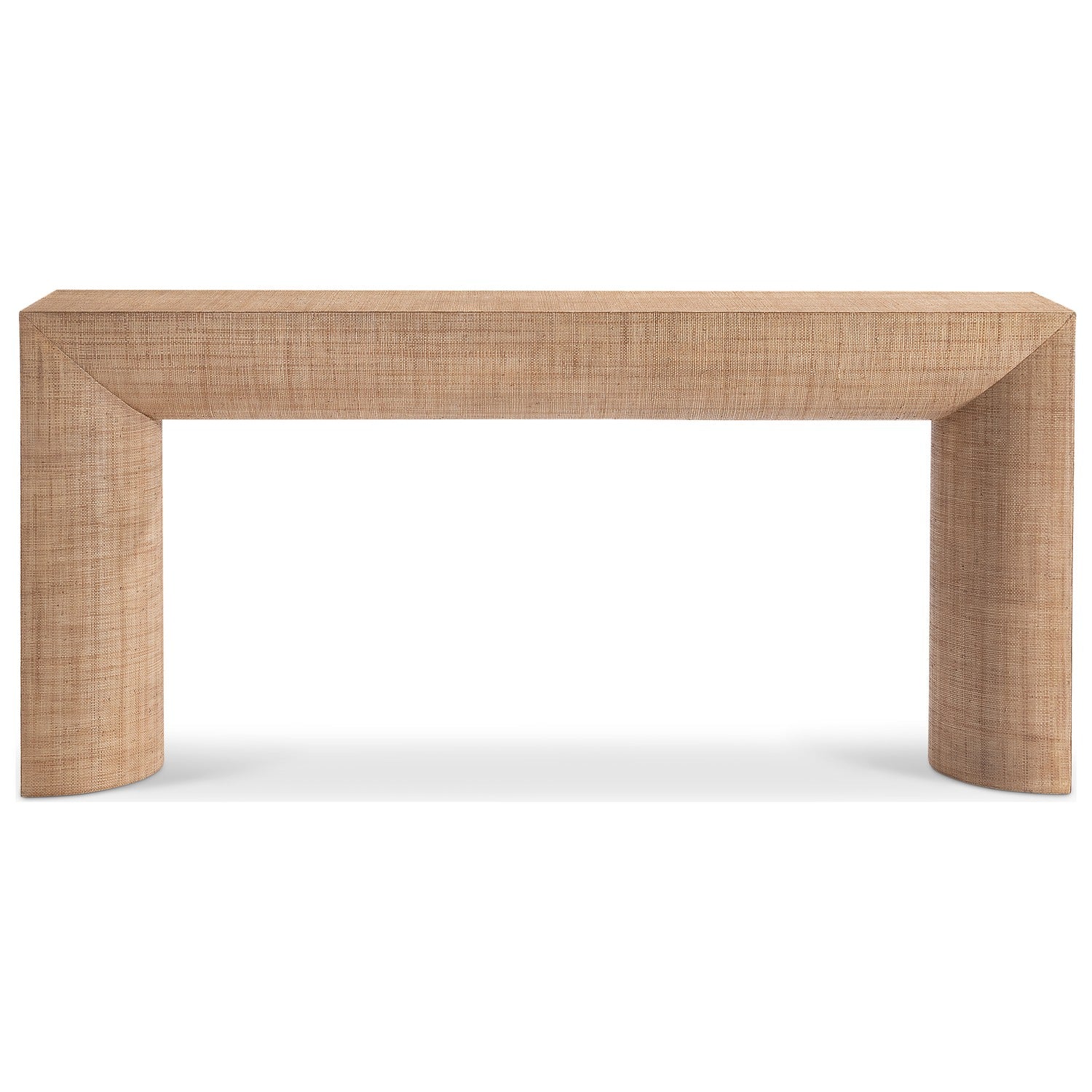Bernhardt Living Brasea Woven Console Table