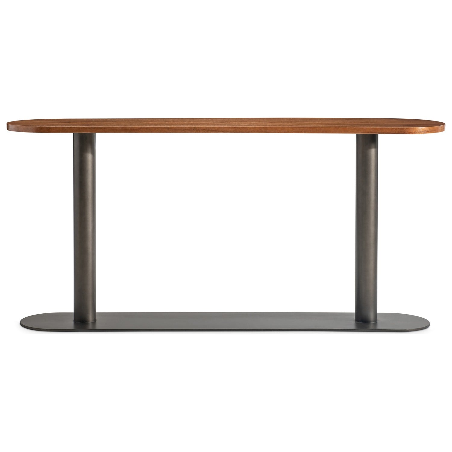 Bernhardt Living Brasea Pedestal Console Table