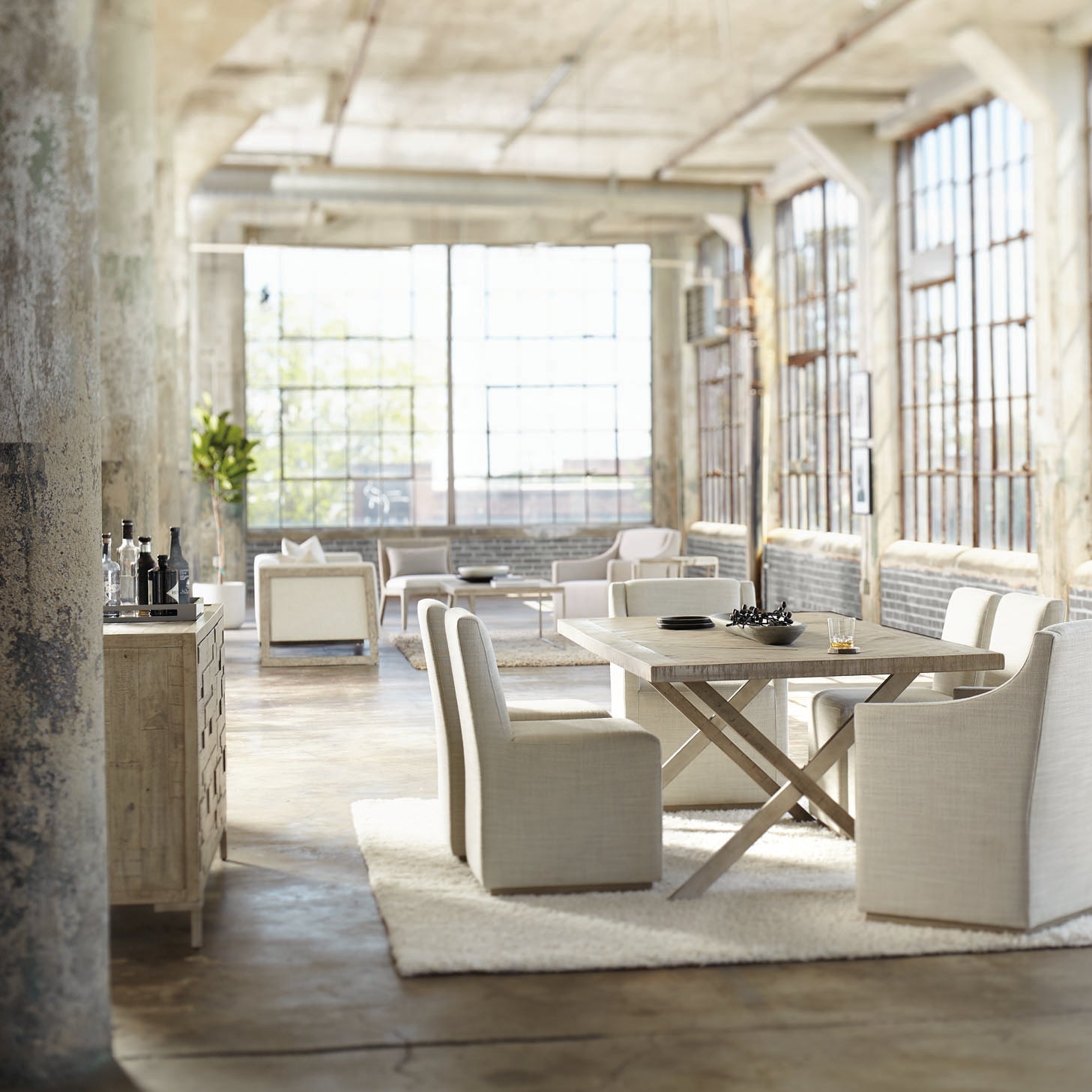 Bernhardt Loft Milo Dining Table