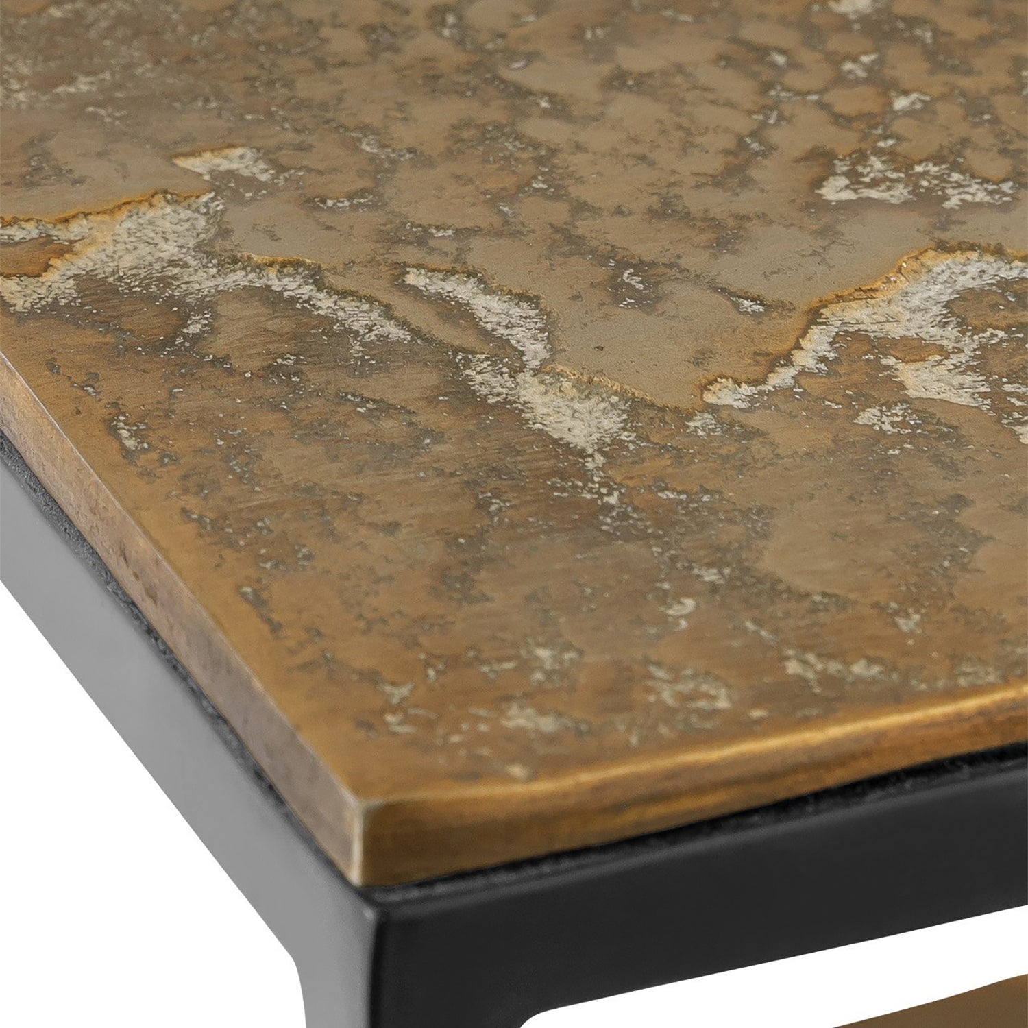 Currey & Co Lathi Brass Console Table