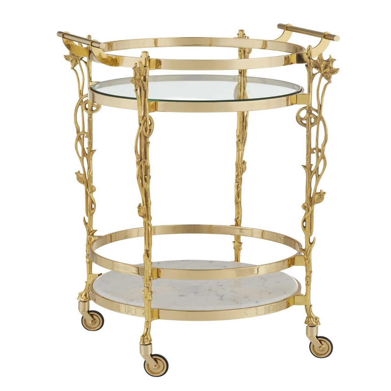 Currey & Co Fiore Bar Cart
